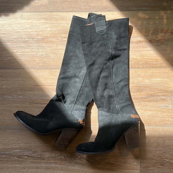 Free People Tall Riding Boots - Picture 1 of 5